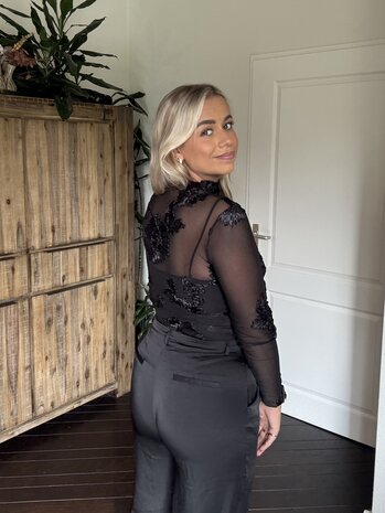 Top Cleo zwart