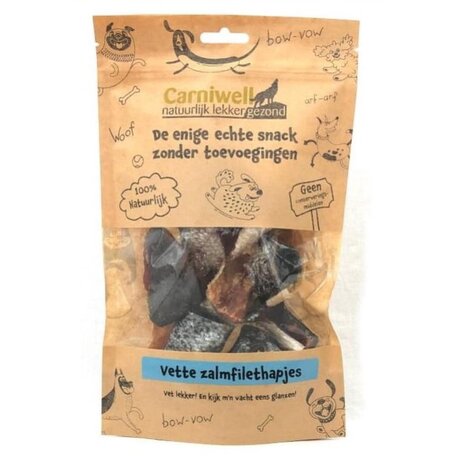 Carniwell Vette zalmfilethapjes 100g
