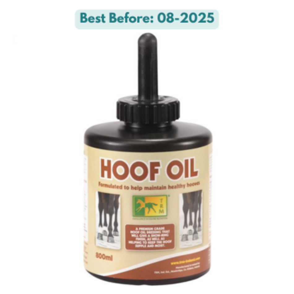 TRM Hoof oil brush & can 800 ml