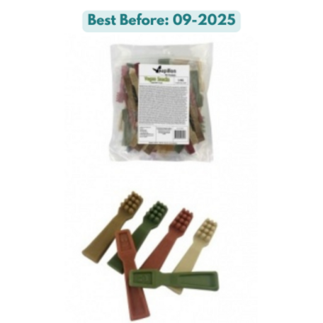 Papillon Vegane Zahnbürste 1 kg ( 4 Farben Mix Klein)
