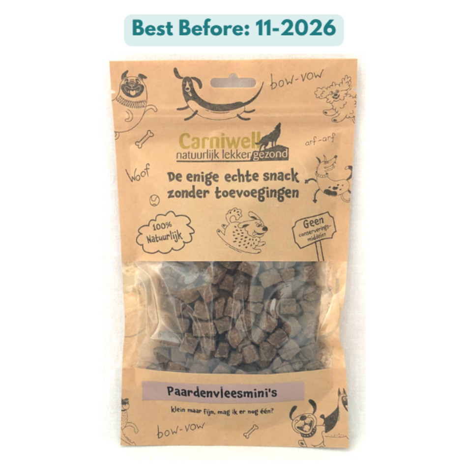 Carniwell Paardenvleesmini's 200g