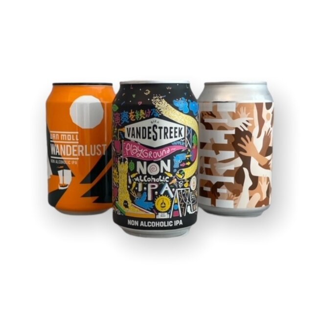 Club Zero Trio alcoholvrij speciaal bierpakket 3 x 33CL