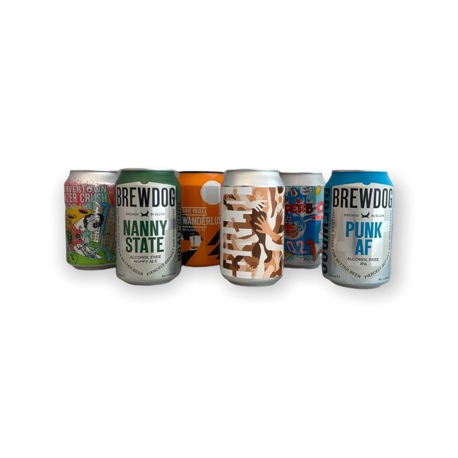 Club Zero Divers variërend alcoholvrij speciaal bier proefpakket 6 x 33CL