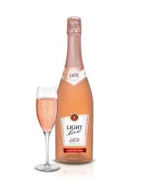 Light Live Sparkling rose alcoholvrij 75CL