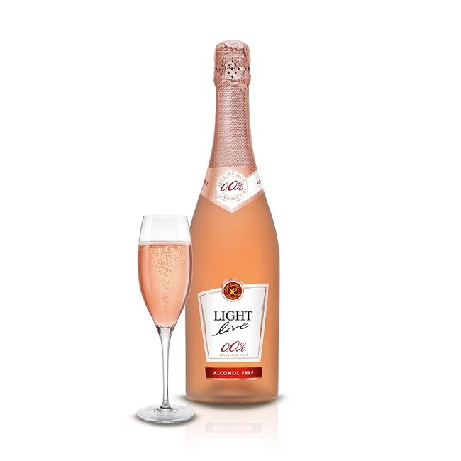 Light Live Sparkling rose alcoholvrij 75CL