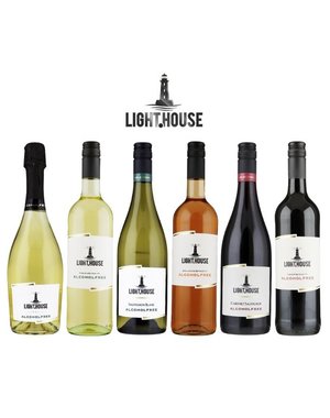 Lighthouse Alcoholvrij wijnpakket 6 x 75CL