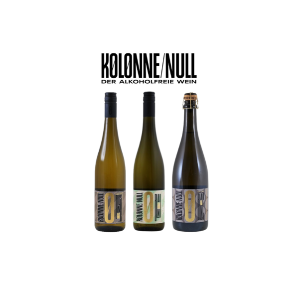 Kolonne Null Alcoholvrij wijnpakket wit 3 x 75CL