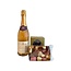 OddBird alcoholvrij Valentijnspakket sparkling Rosé 75CL met Chocolade