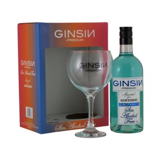 Ginsin 12 Botanics 70CL Geschenkverpakking met Glas