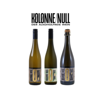 Kolonne Null Alcoholvrij wijnpakket wit 3 x 75CL
