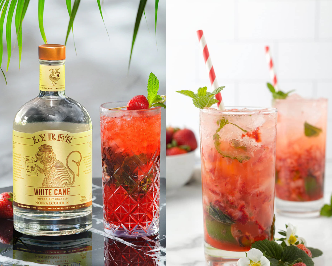 Een Strawberry Mojito Mocktail in 4 stappen