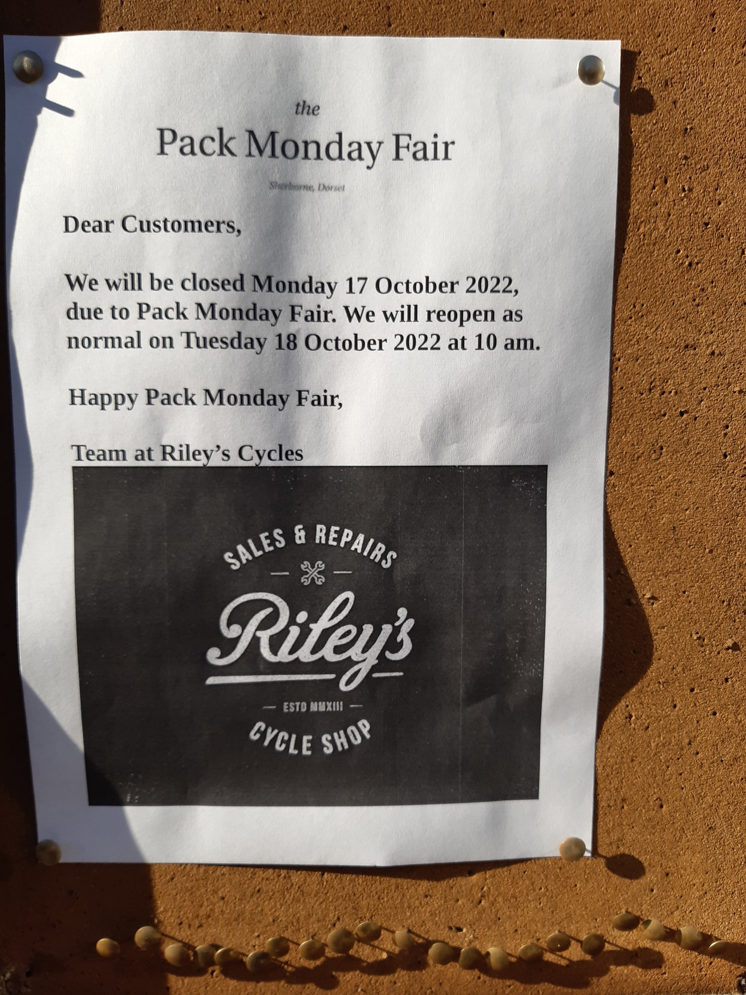 Pack Monday Fair