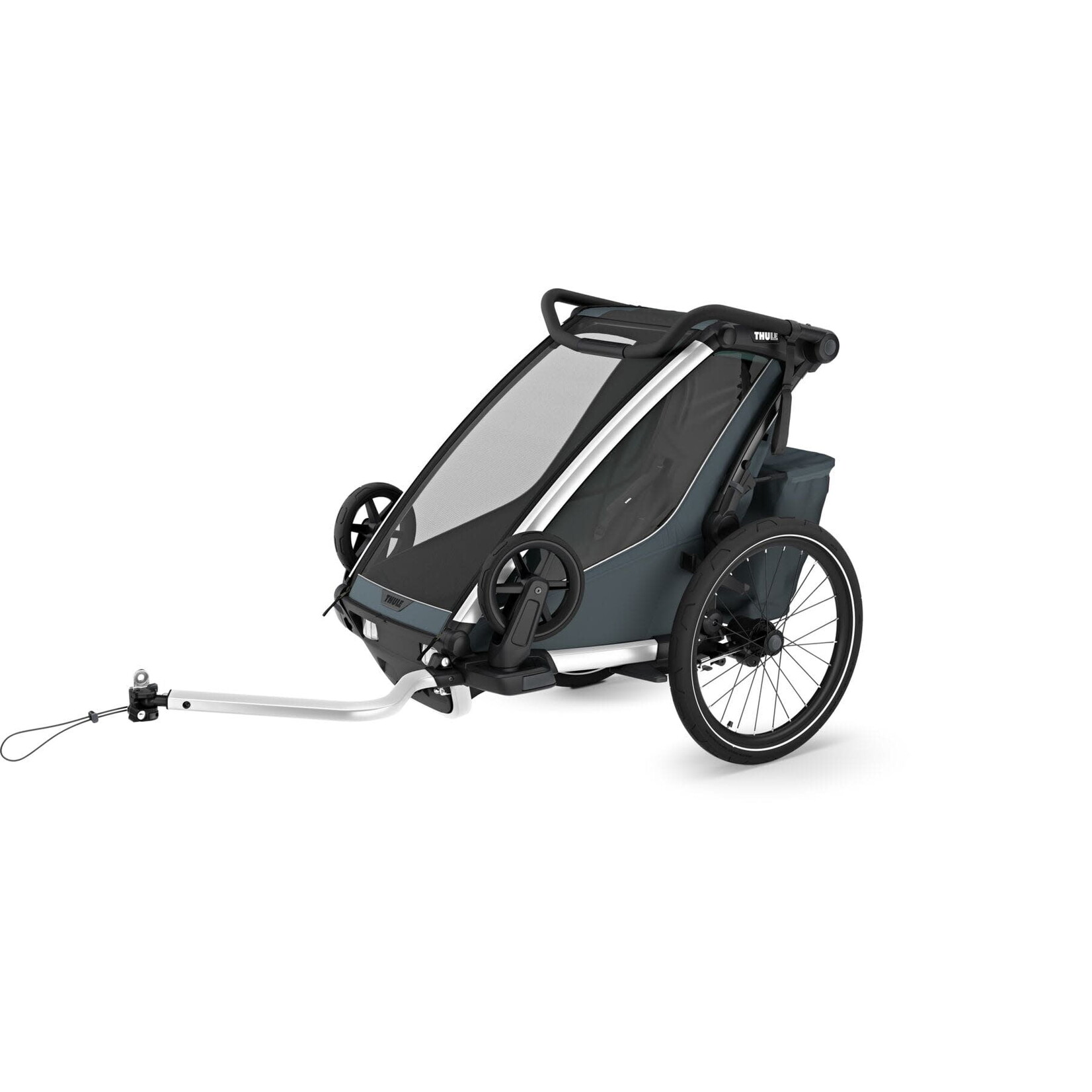 Thule Thule Chariot Cross 2 - Single child carrier with cycling and strolling kit - Grey
