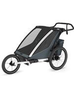 Thule Thule Chariot Cross 2 - Double child carrier with cycling and strolling kit - Grey