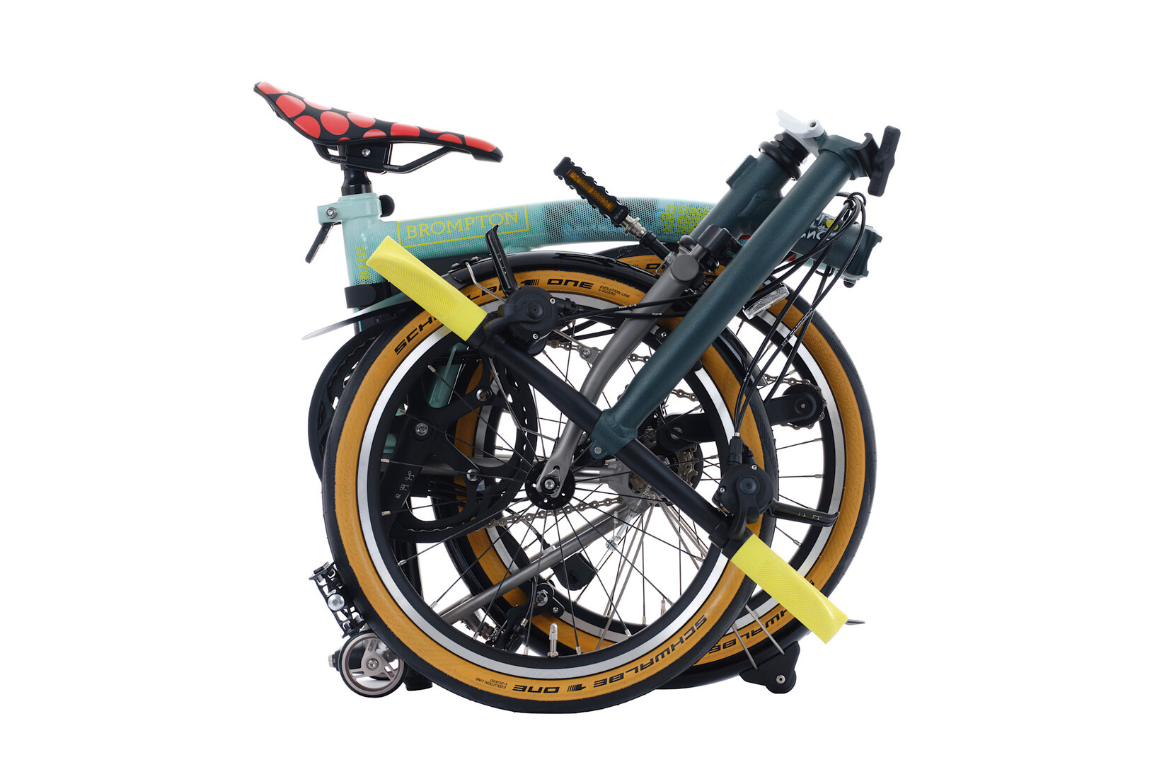 Brompton Brompton P-Line 12 speed - Low - Tour De France 2025 Special - Green TDF Print