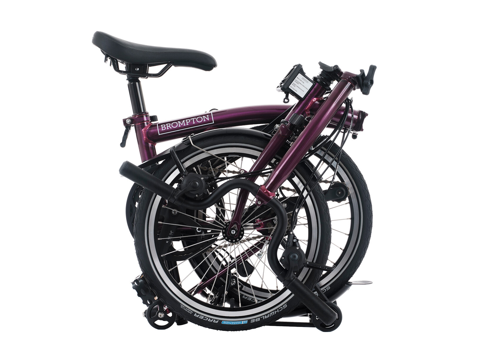 Brompton Brompton C-Line 12 speed - Mid - Amethyst Lacquer/Amethyst Lacquer