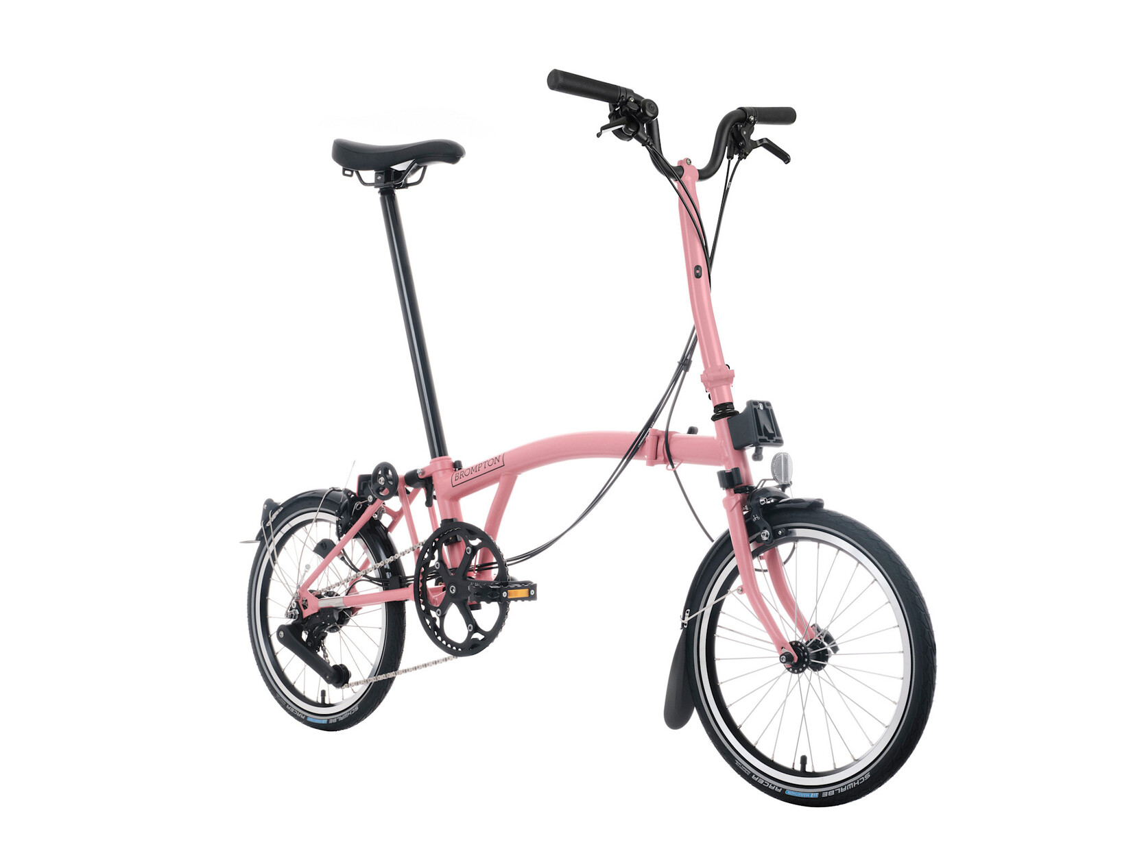 Brompton Brompton C-Line 12 speed - High - Flamingo Pink/Flamingo Pink