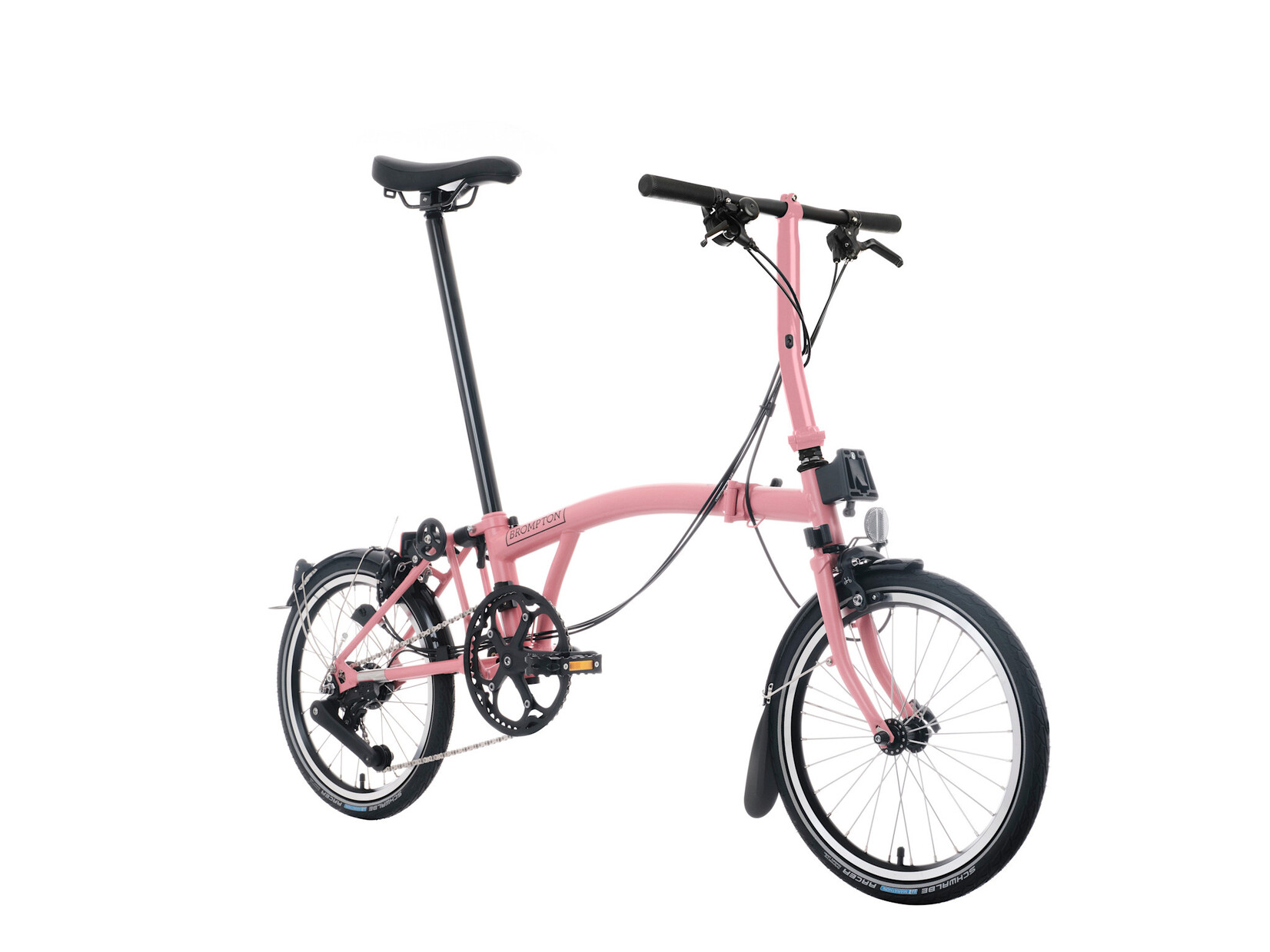 Brompton Brompton C-Line 12 speed - Low - Flamingo Pink/Flamingo Pink