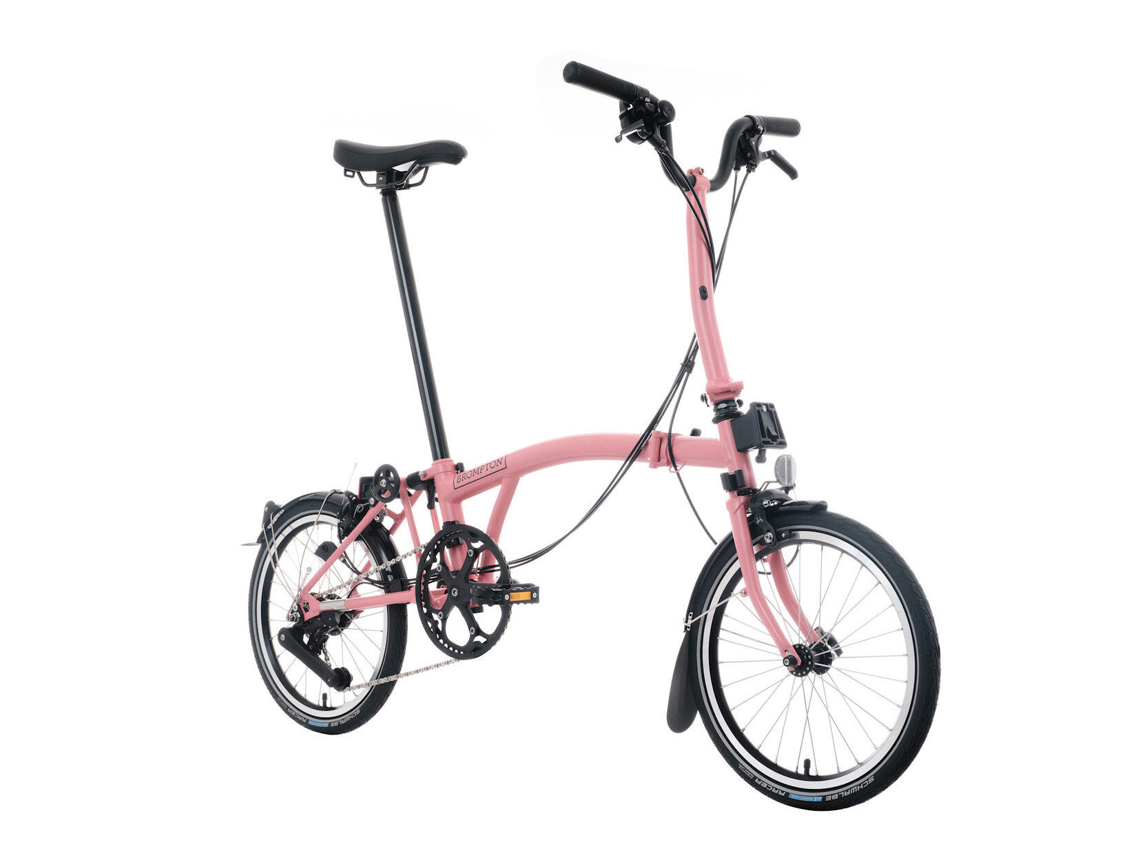 Brompton Brompton C-Line 12 speed - Mid - Flamingo Pink/Flamingo Pink