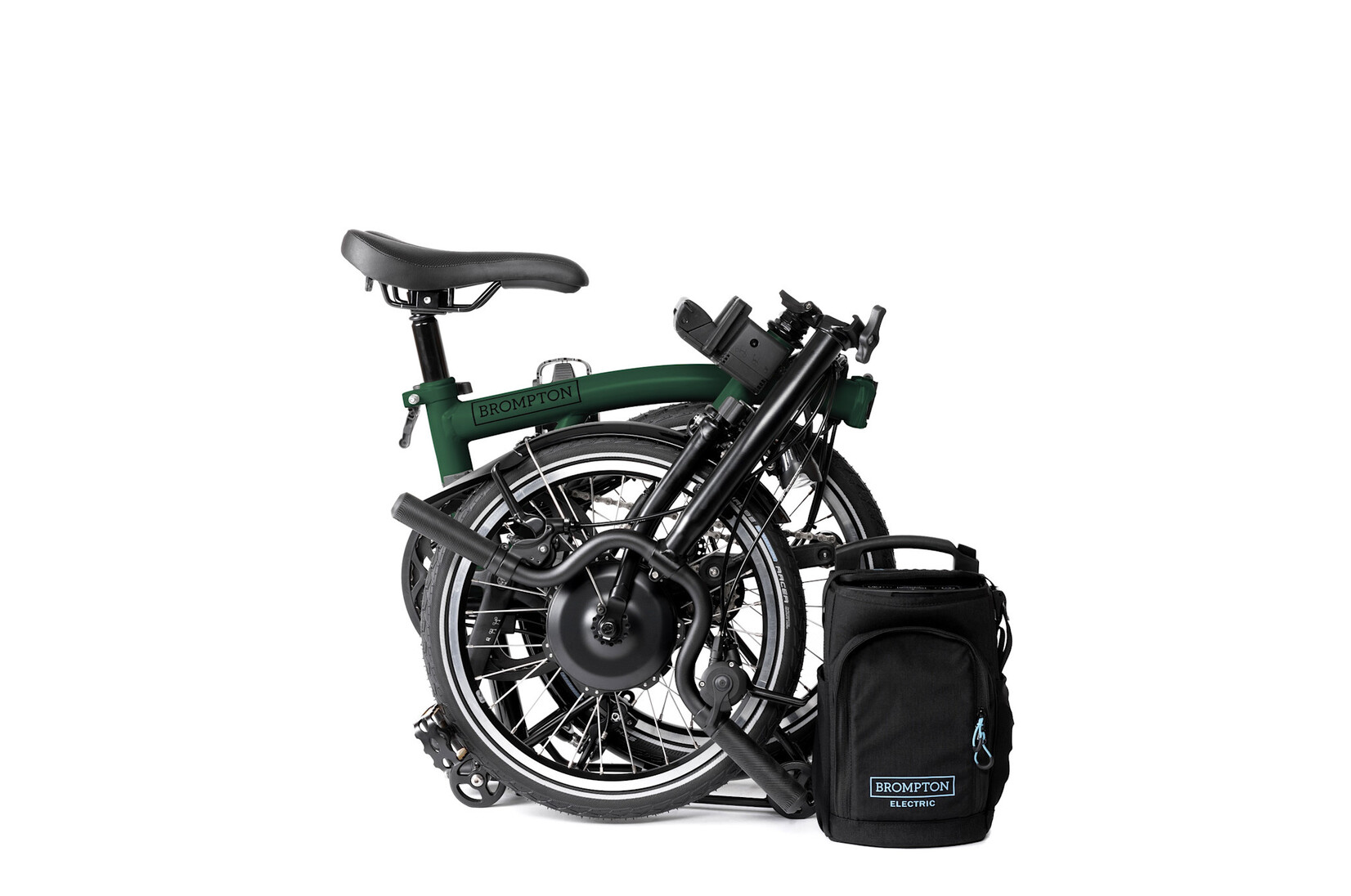 Brompton Brompton Electric C-Line 12 speed - Mid - Racing Green/Black