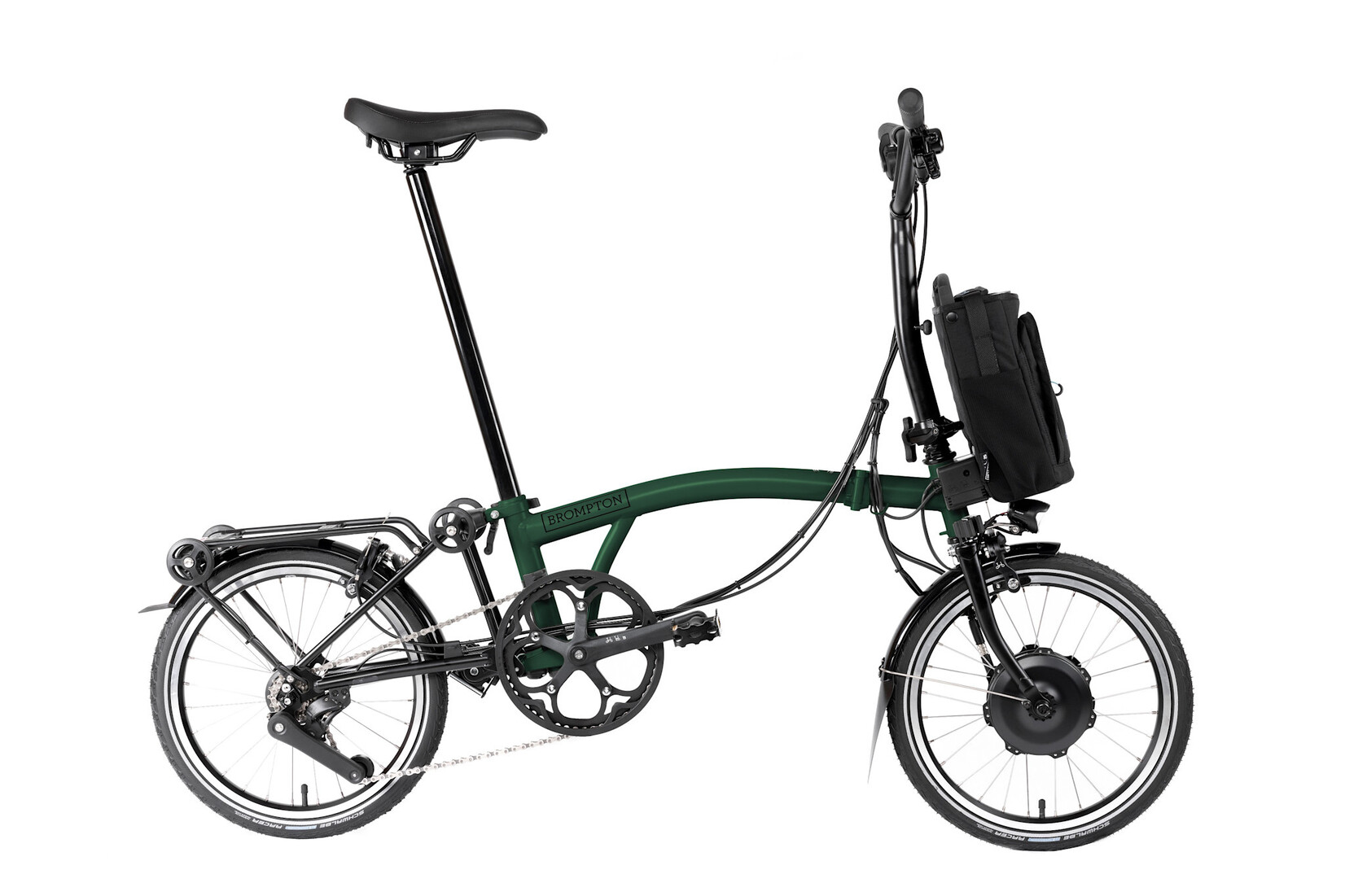 Brompton Brompton Electric C-Line 12 speed - Mid - Racing Green/Black