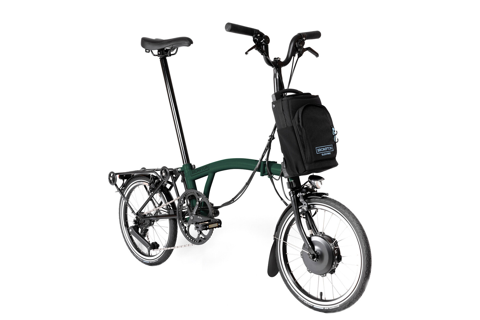 Brompton Brompton Electric C-Line 12 speed - Mid - Racing Green/Black