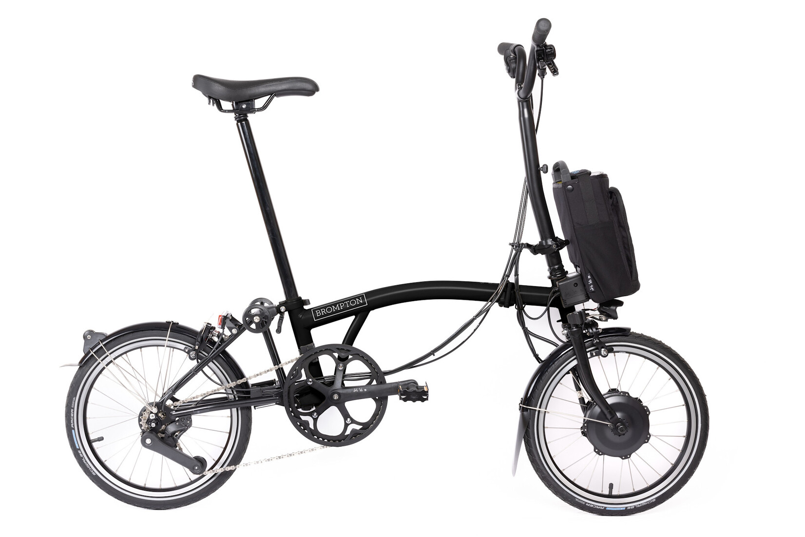 Brompton Brompton Electric C-Line 12 speed - High - Black/Black