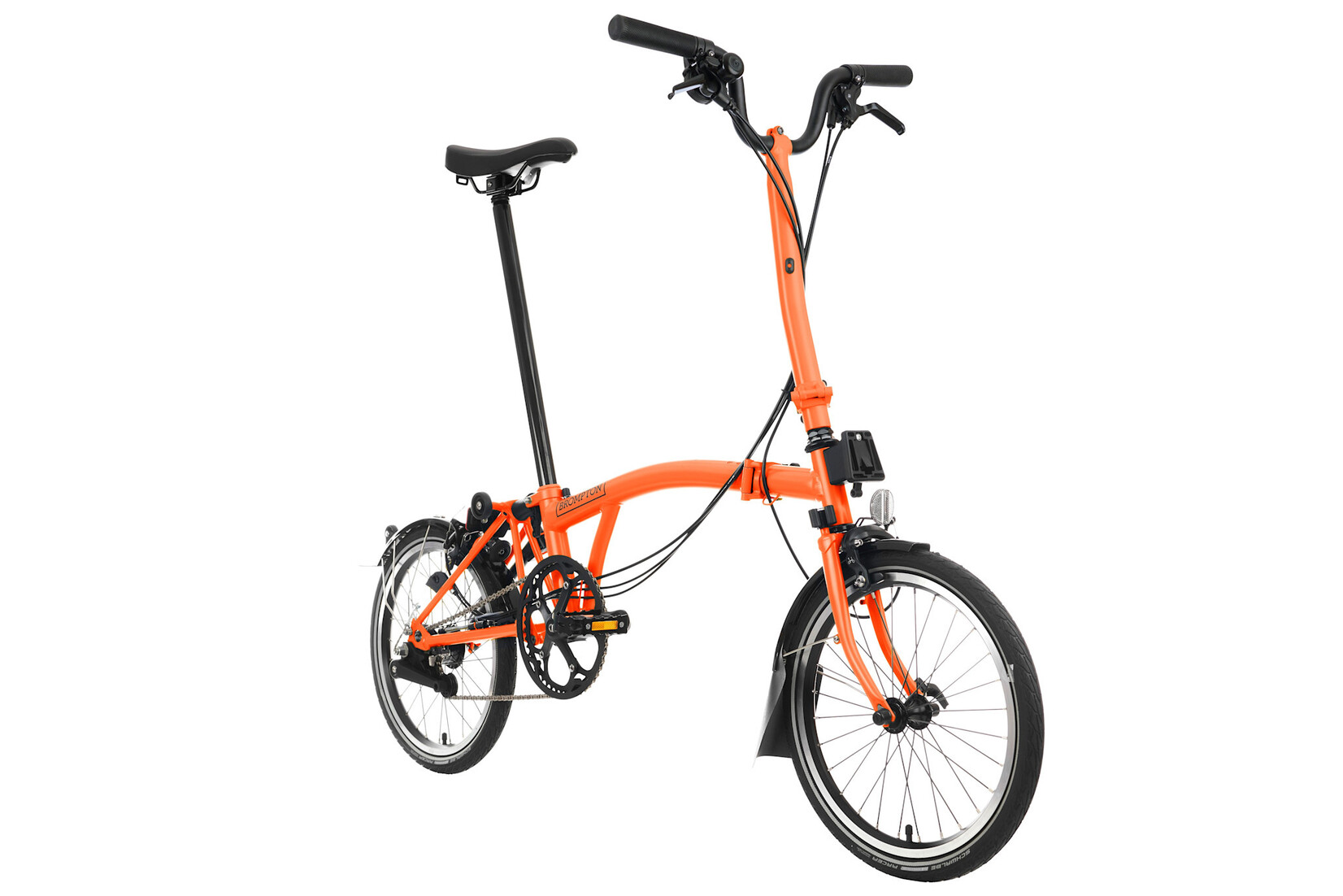 Brompton Brompton C-Line 6 speed - High - Sunset Orange with Exteneded seat post