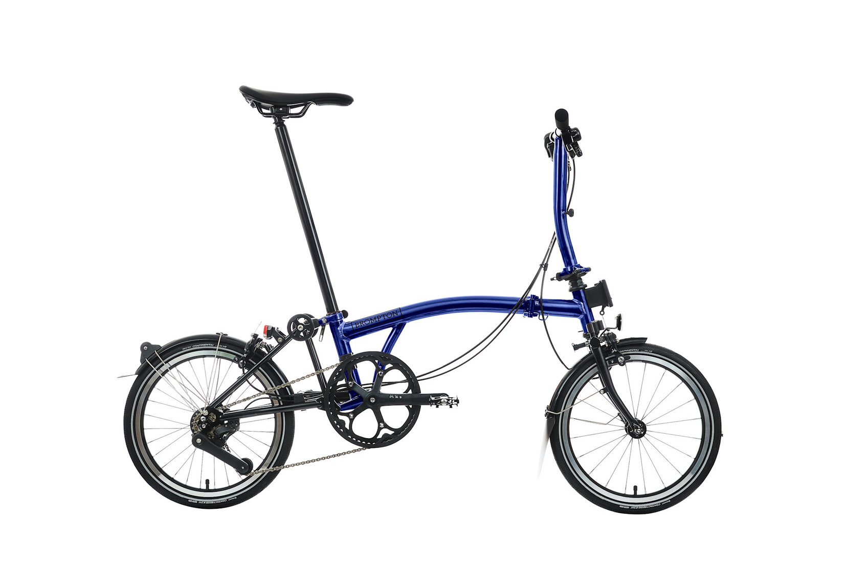 Brompton Brompton P-Line 4 speed - Low - Bolt Blue Lacquer