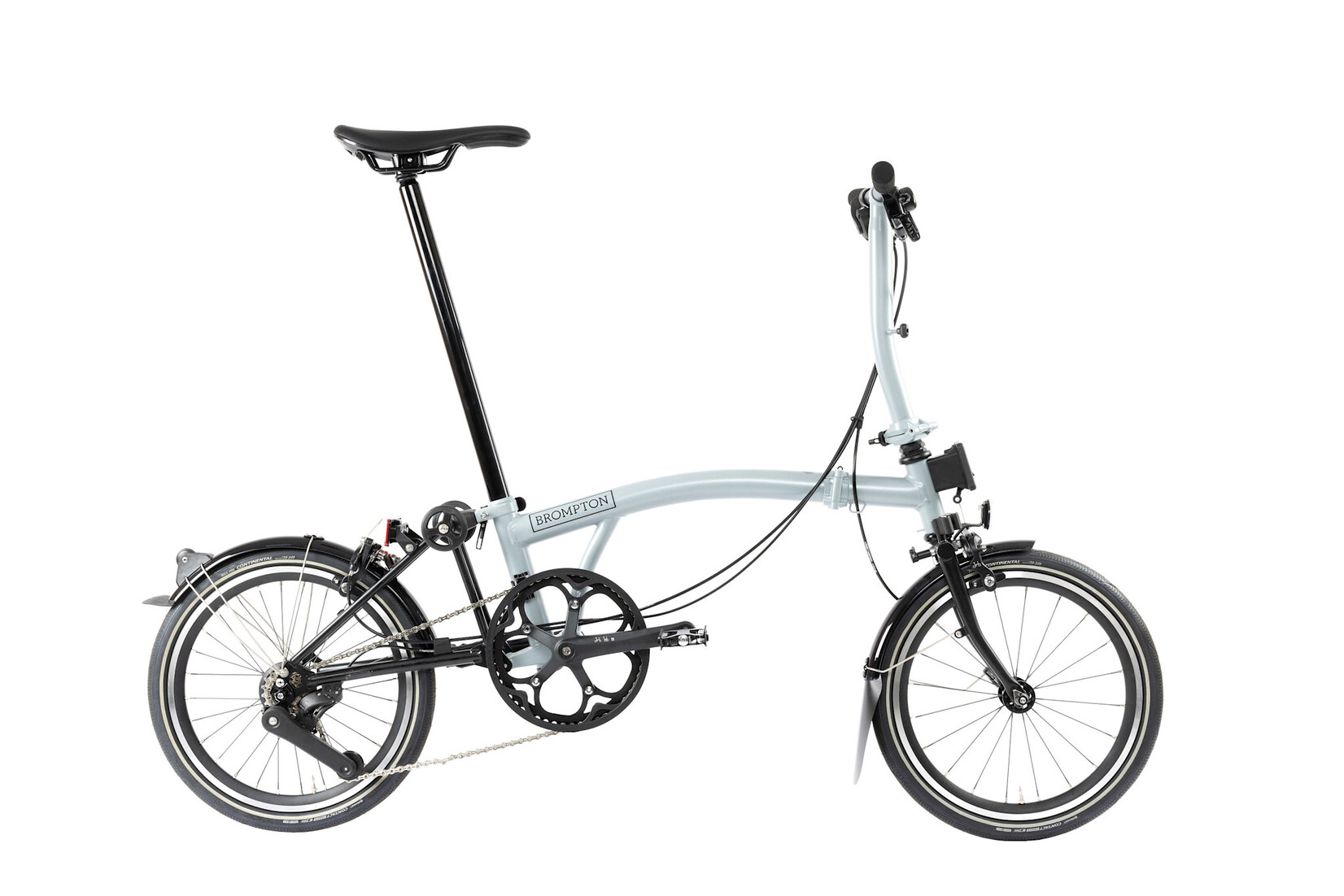 Brompton Brompton P-Line 4 speed - Low - Lunar Ice
