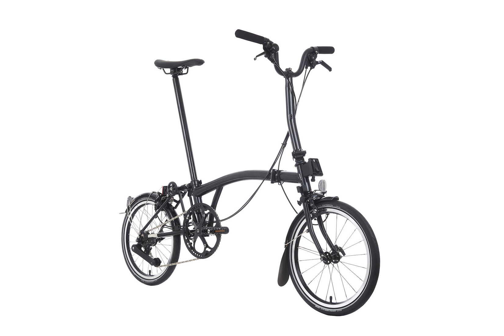 Brompton Brompton P-Line 4 speed - Mid - Midnight Black Metallic
