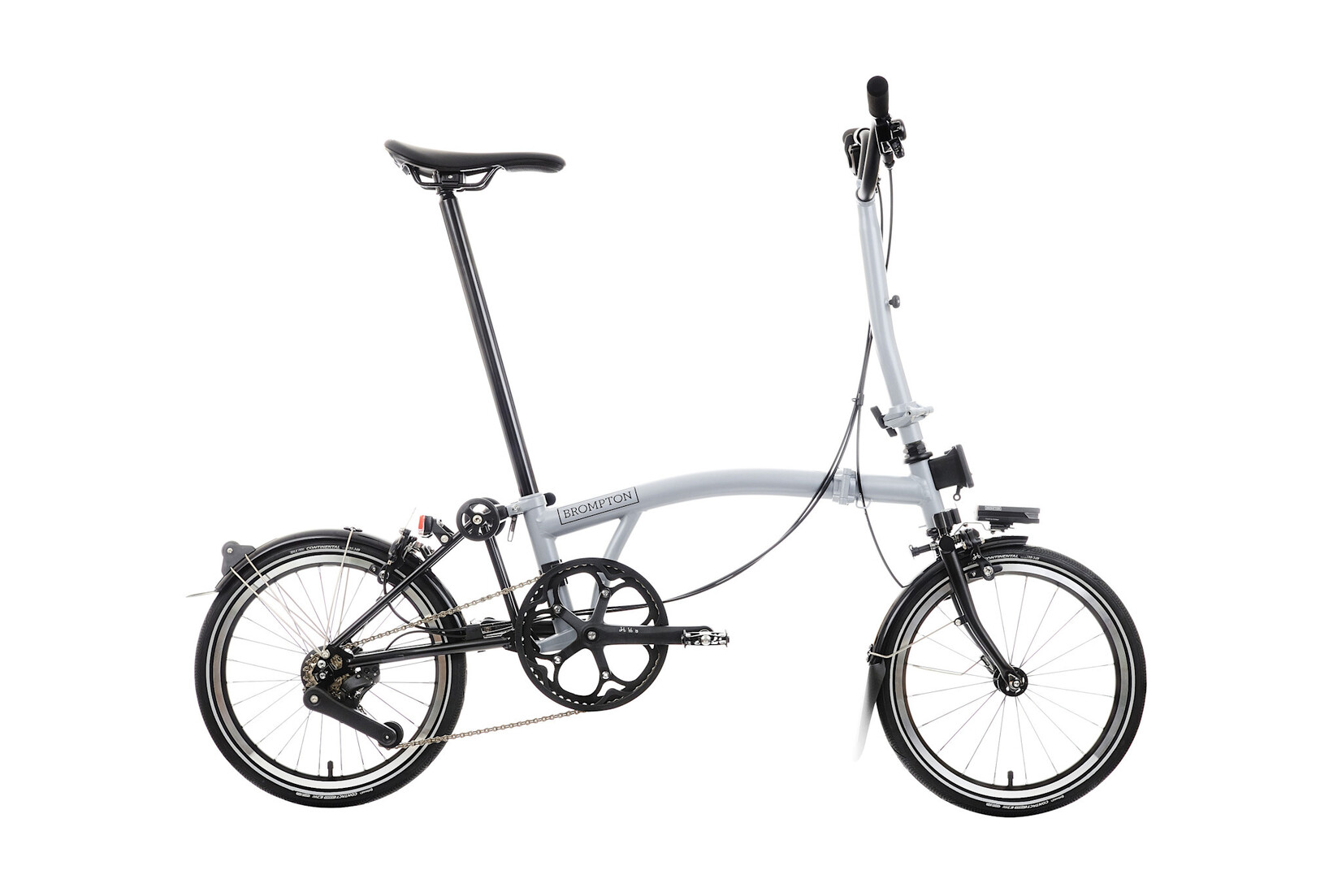 Brompton Brompton P-Line 4 speed - High - Lunar Ice