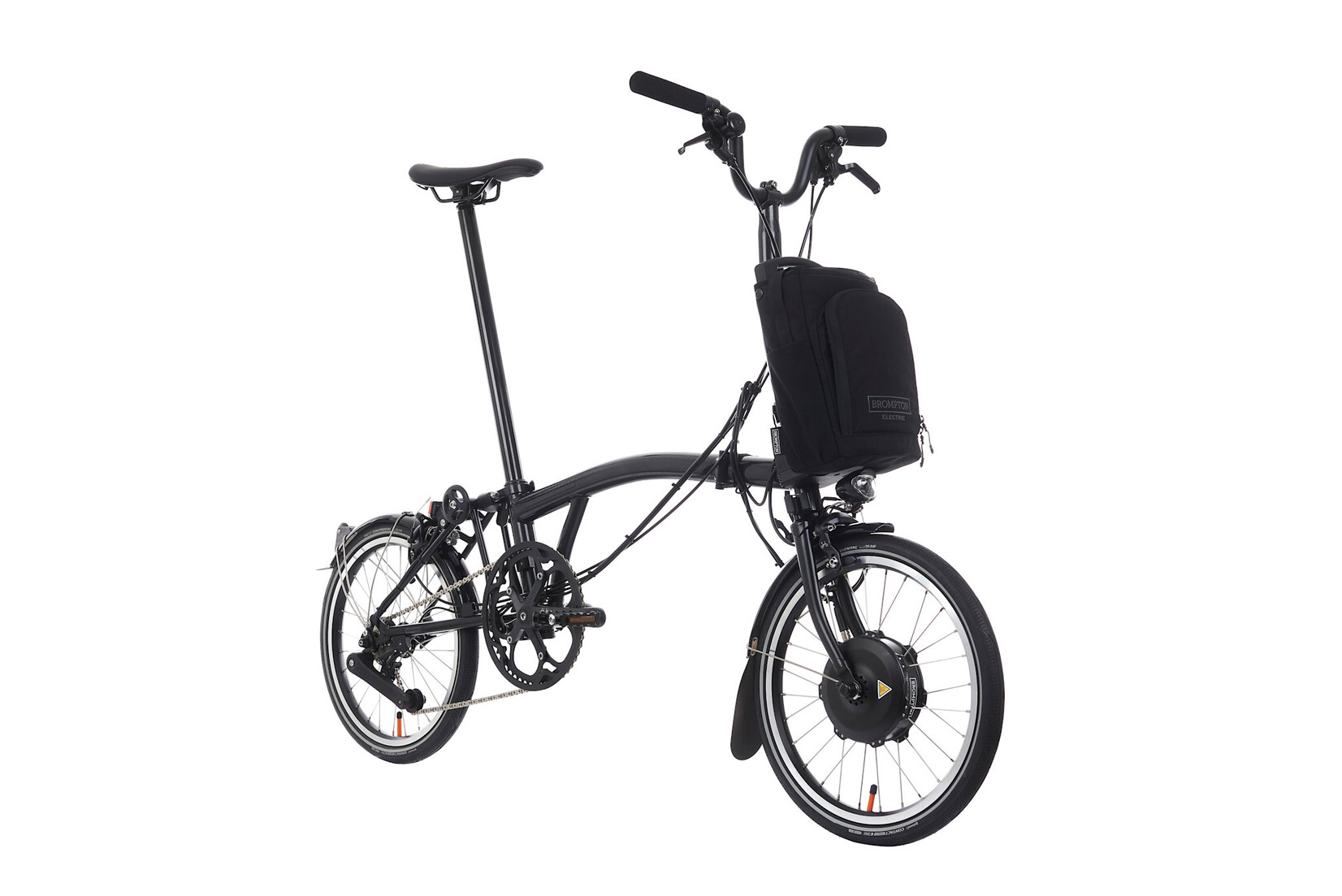 Brompton Brompton Electric P-Line 4 speed - Mid - Midnight Black Metallic