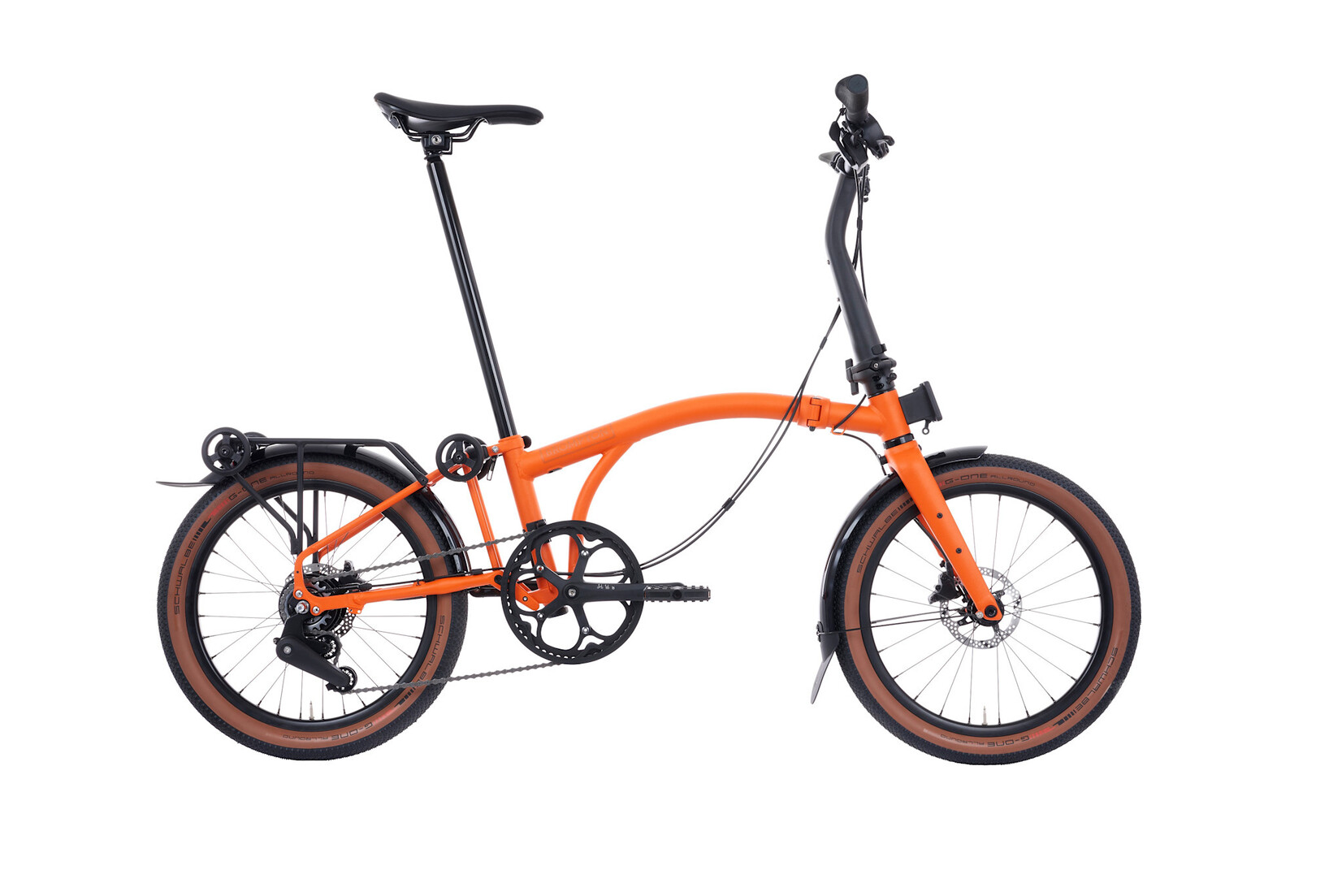 Brompton Brompton G-Line - Medium - Adventure Orange - Rack & Mudguards