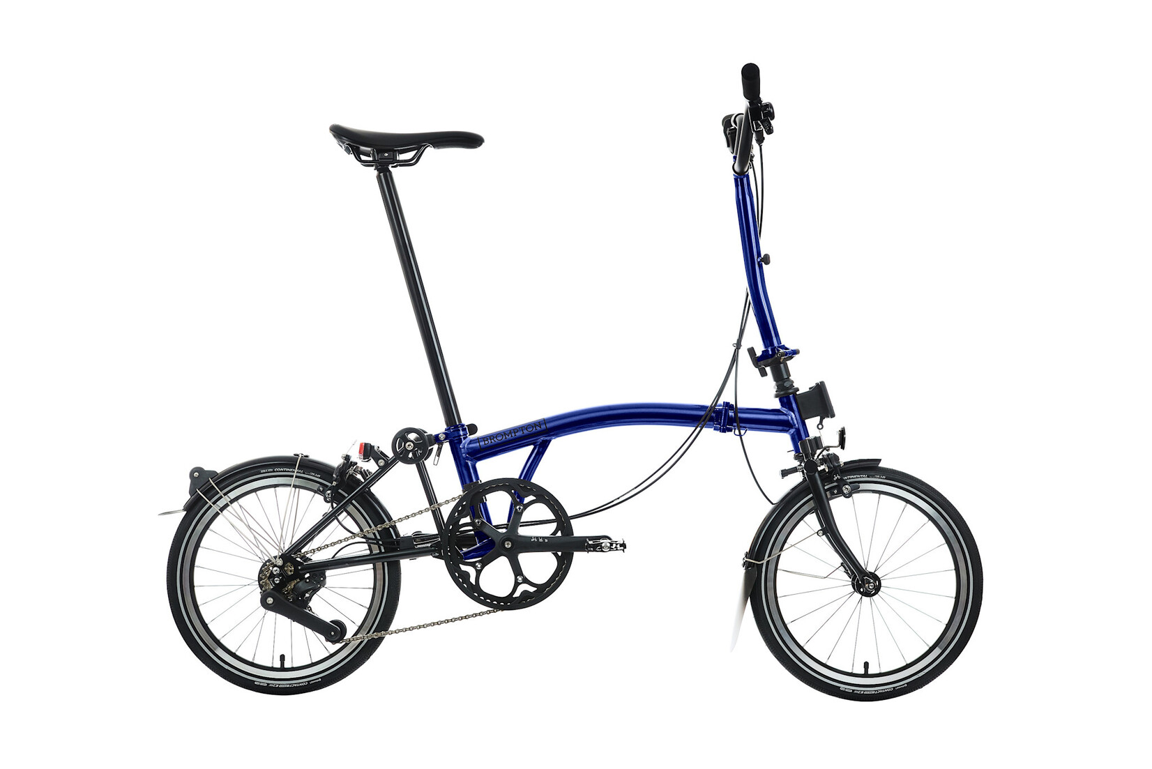 Brompton Brompton P-Line 12 speed - High - Bolt Blue Lacquer