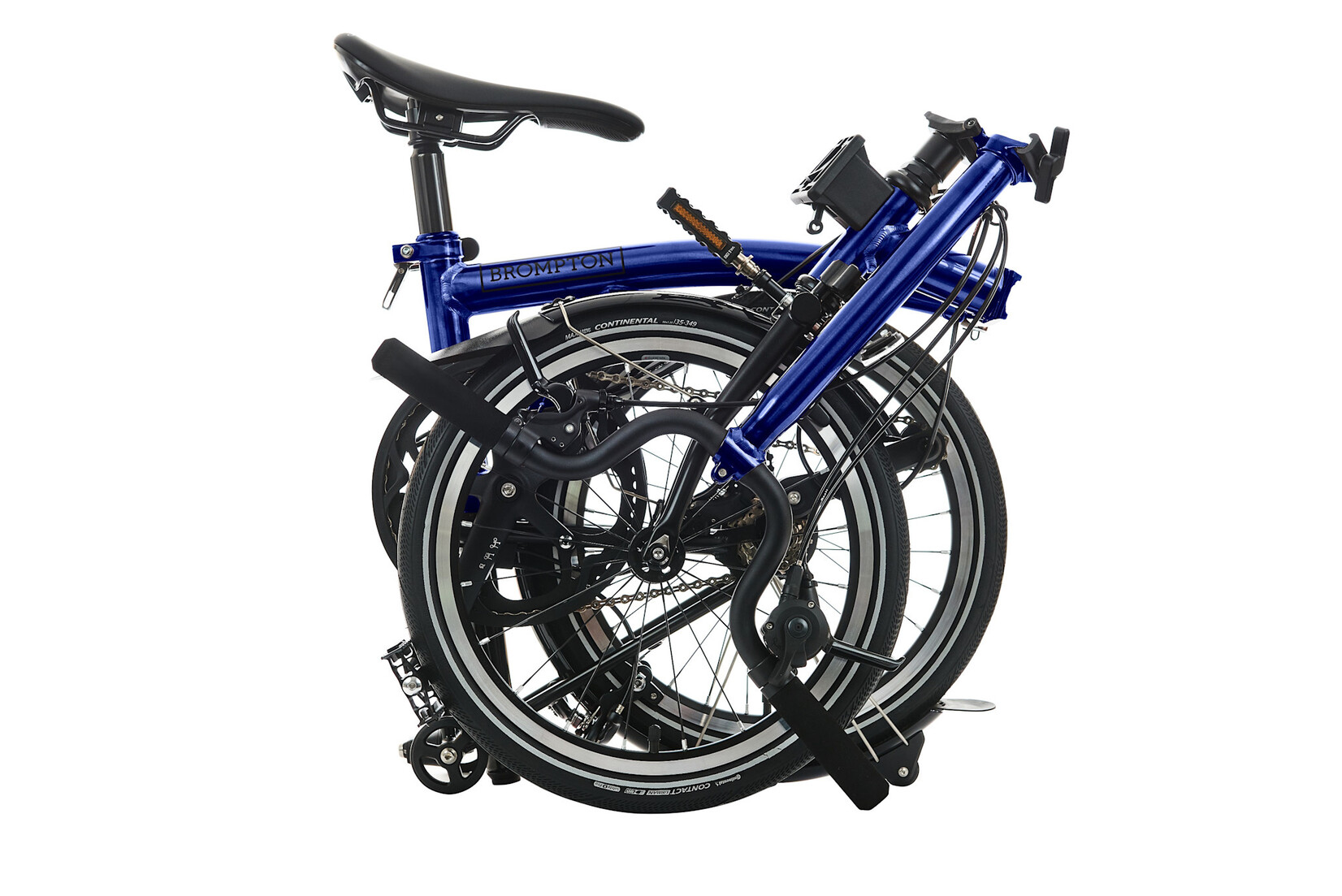 Brompton Brompton P-Line 12 speed - High - Bolt Blue Lacquer