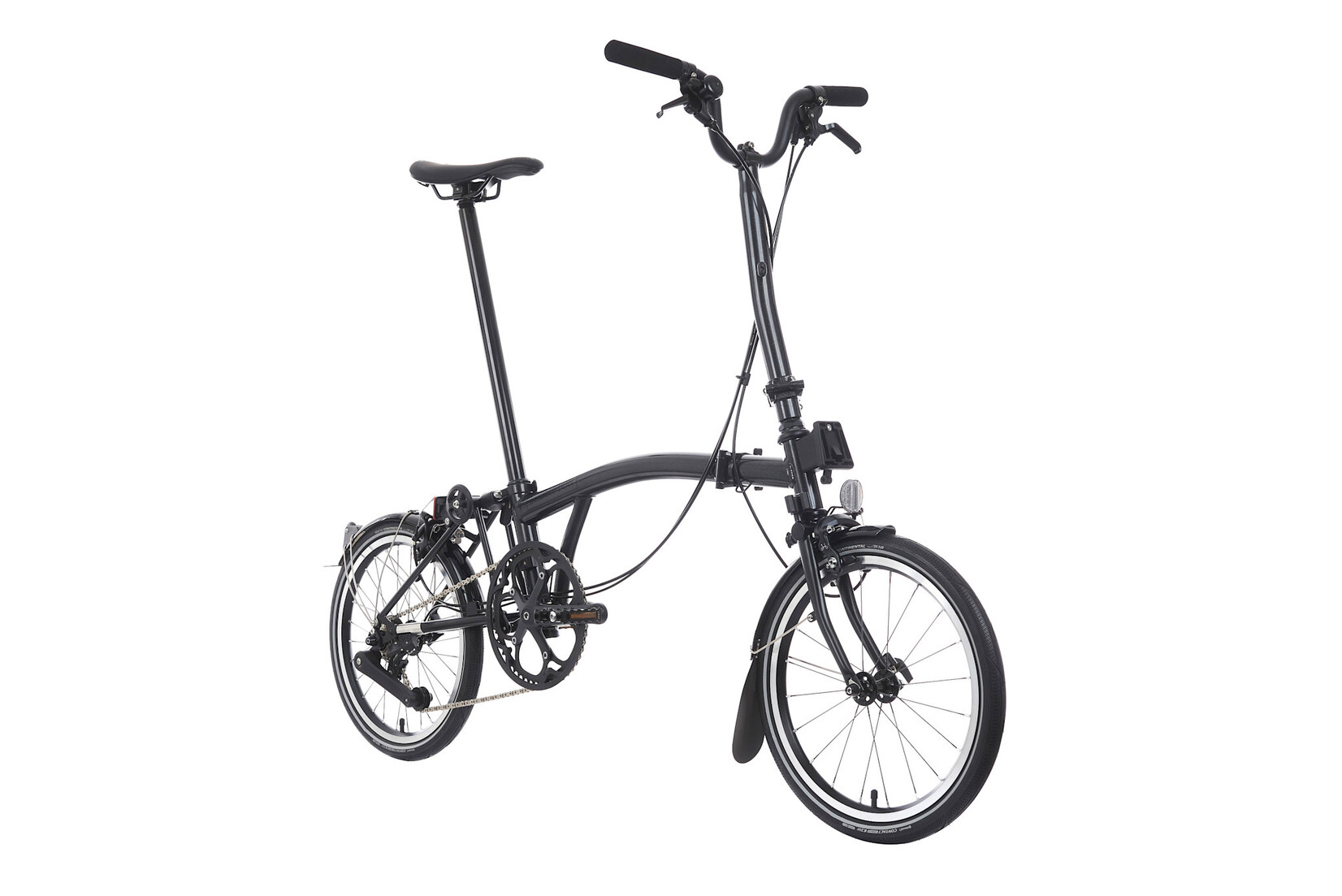 Brompton Brompton P-Line 12 speed - High - Midnight Black Metallic