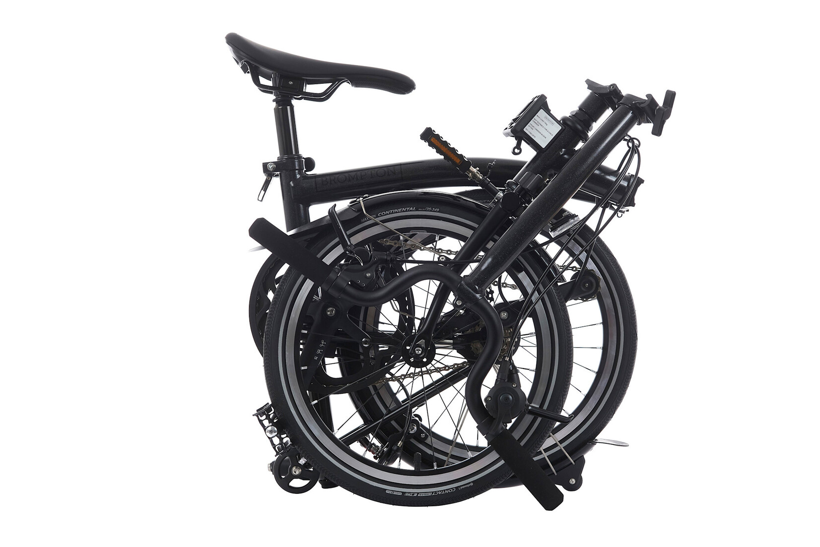 Brompton Brompton P-Line 12 speed - High - Midnight Black Metallic