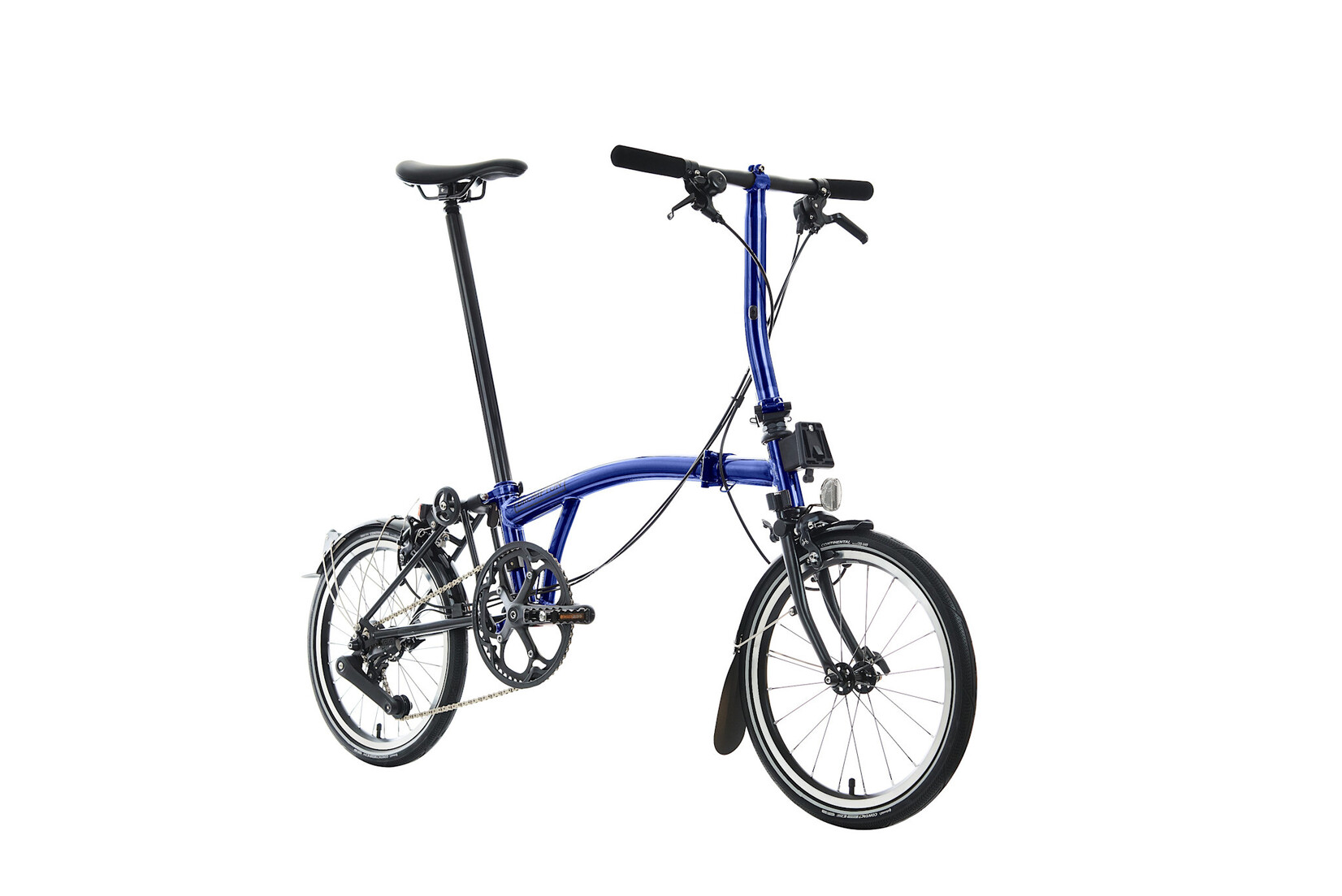 Brompton Brompton P-Line 12 speed - Low - Bolt Blue Lacquer