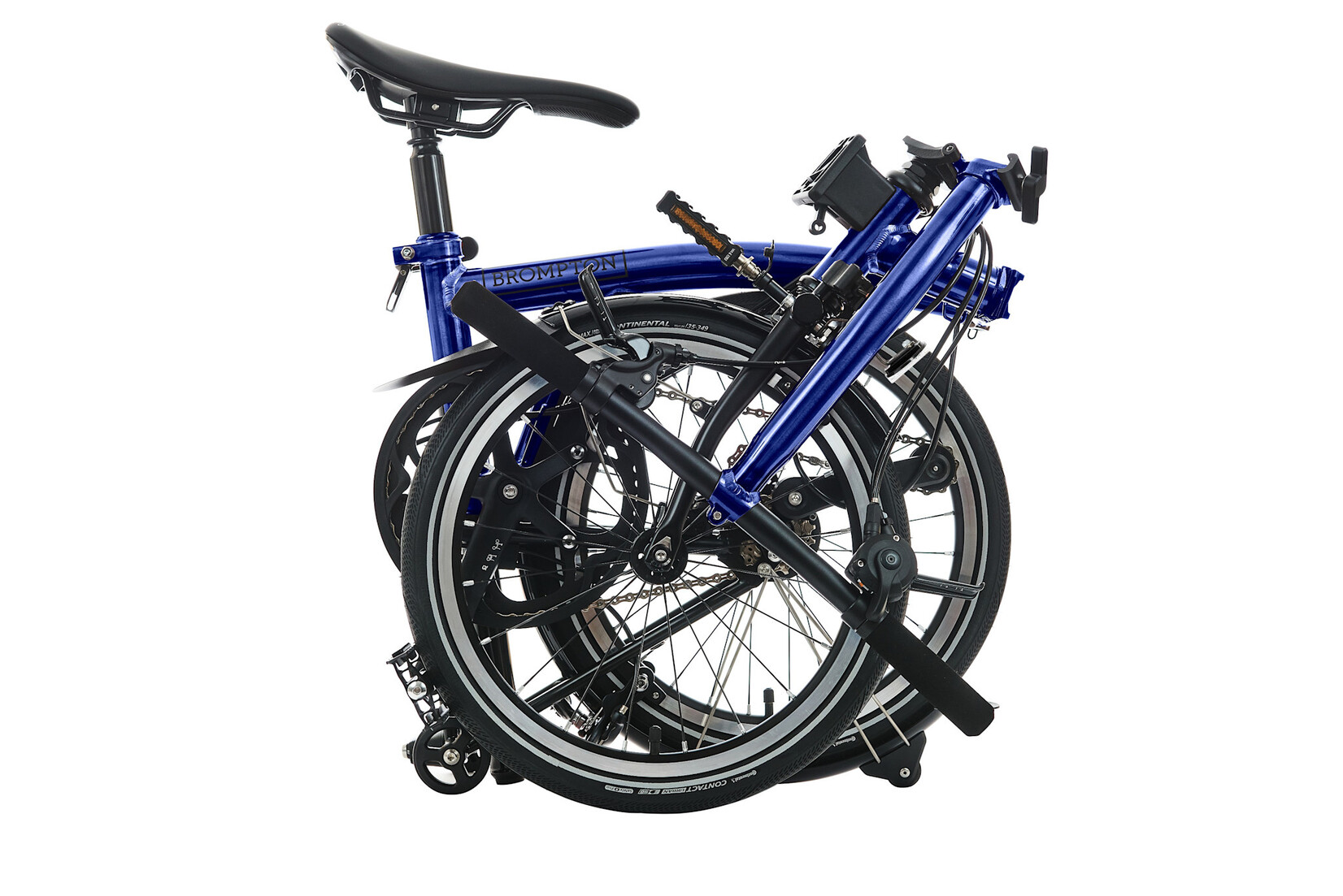 Brompton Brompton P-Line 12 speed - Low - Bolt Blue Lacquer