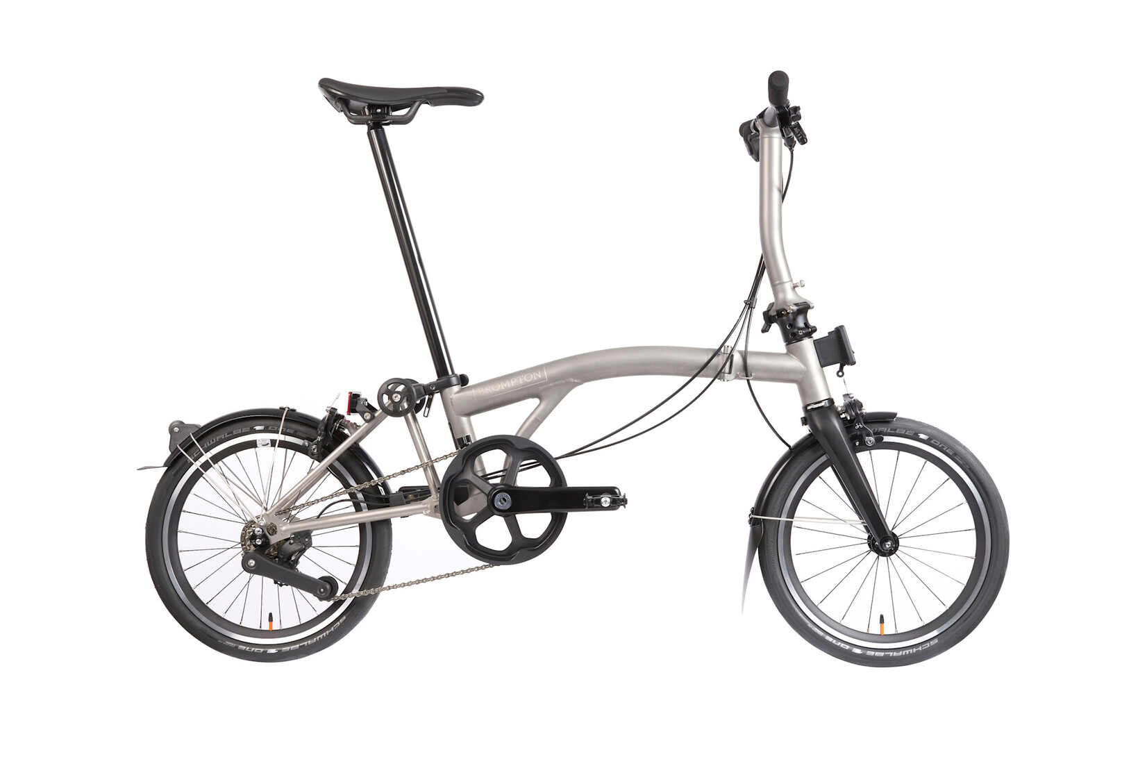 Brompton Brompton T-Line 4 speed - Titanium/Black - Low