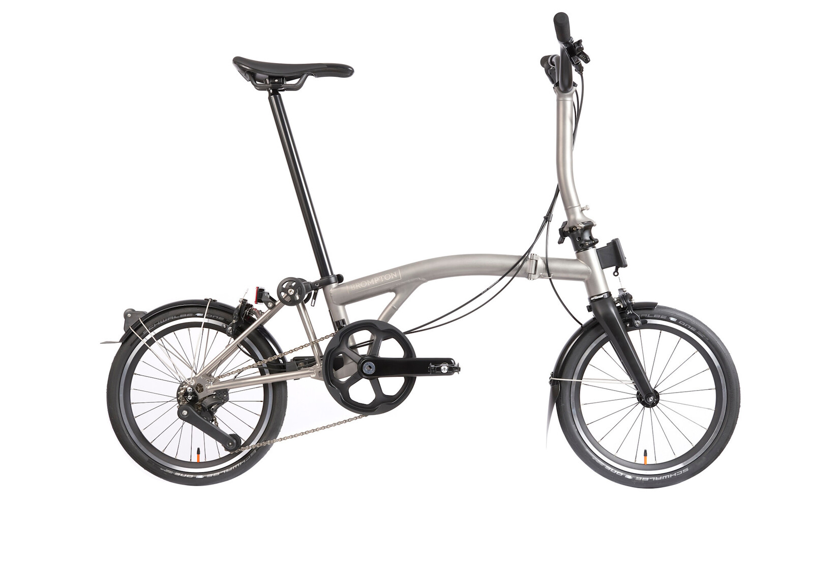 Brompton Brompton T-Line 4 speed - Titanium/Black - Mid