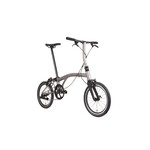 Brompton Brompton T-Line Singlespeed - Titanium/Black - Low