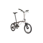 Brompton Brompton T-Line Singlespeed - Titanium/Black - Mid