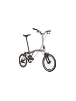Brompton Brompton T-Line Singlespeed - Titanium/Black - Mid