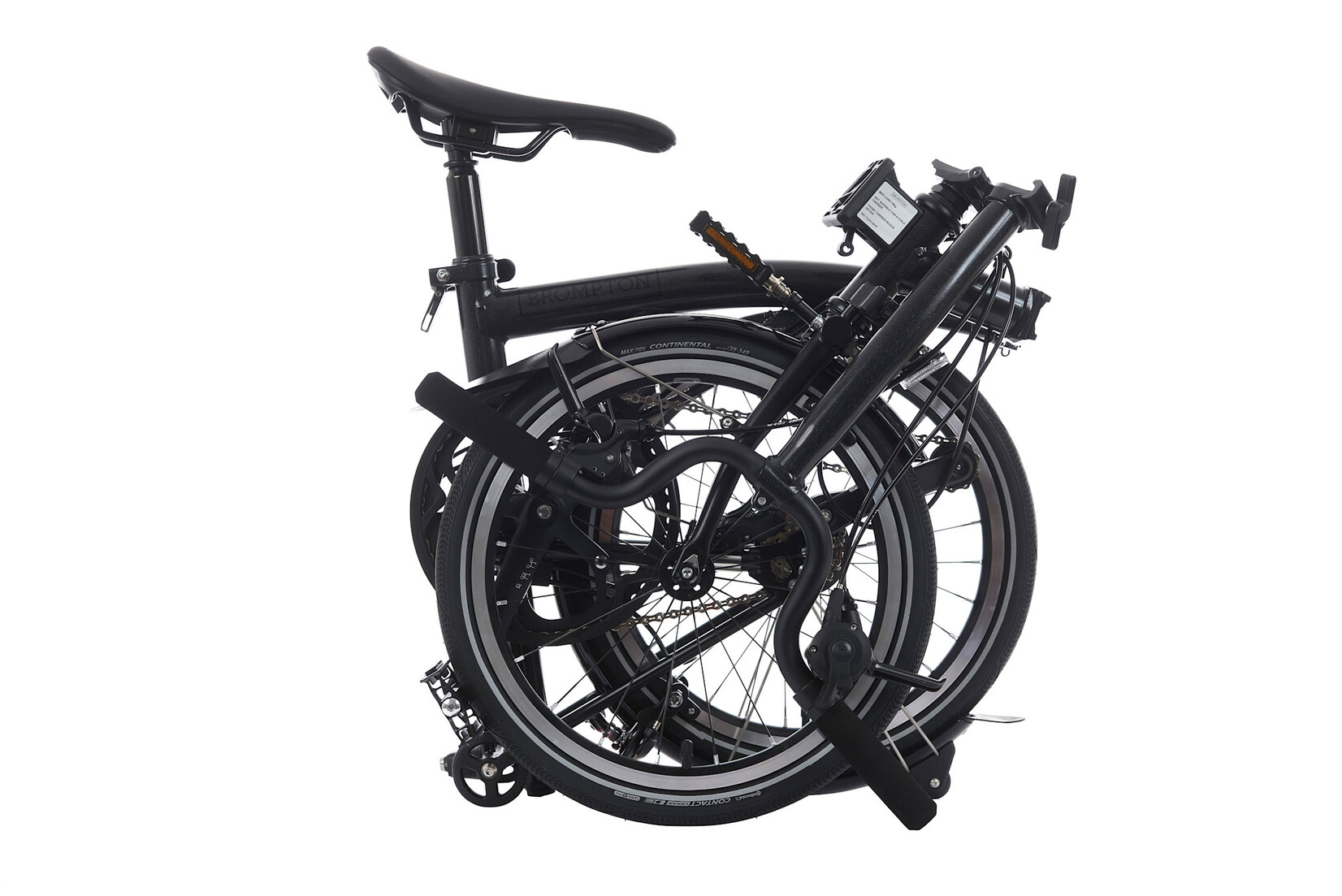 Brompton Brompton P-Line 12 speed - Mid  - Midnight Black Metallic