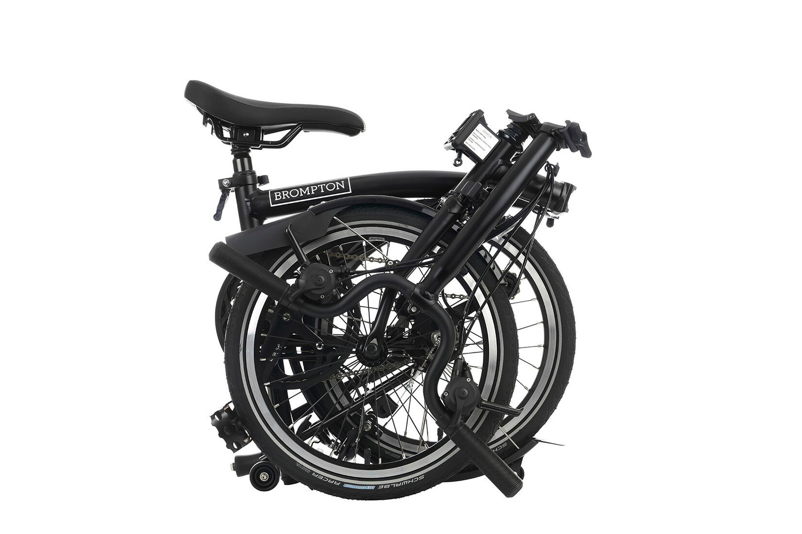 Brompton Brompton C-Line 6 speed - Mid - Black/Black with Marathon tyres