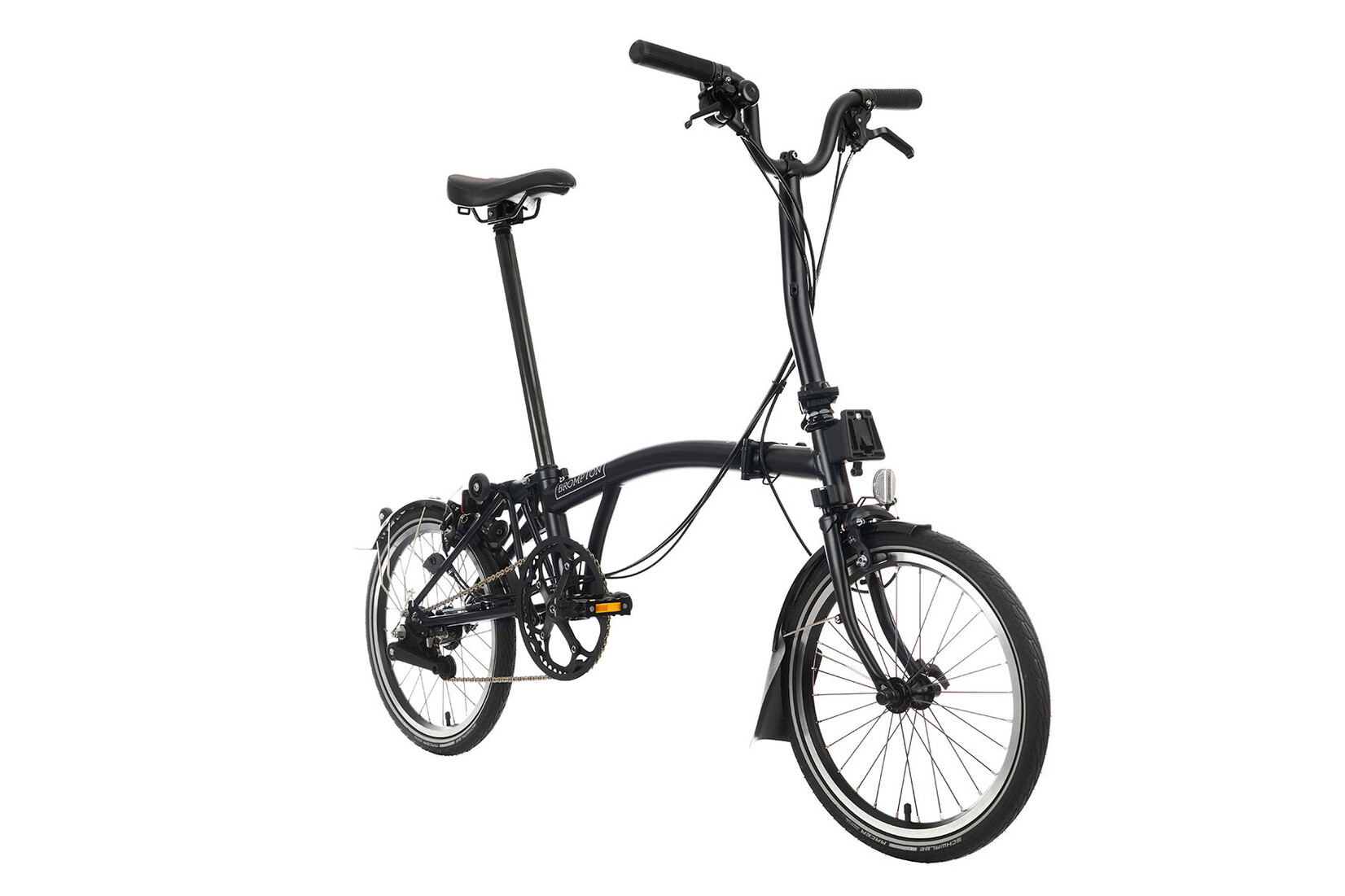 Brompton Brompton C-Line 6 speed - Mid - Black/Black with Marathon tyres
