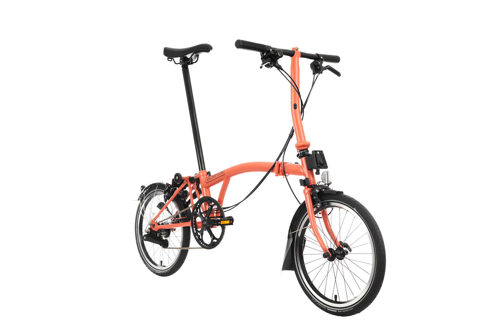 Brompton Brompton C-Line 6 speed - Low - Fire Coral/Fire Coral with Marathon tyres