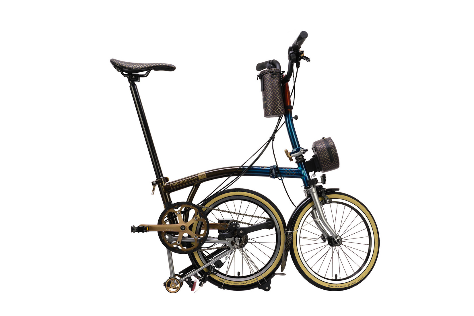 Brompton Brompton C-Line 12 speed - Mid - 1975 Special Edition with Bottle holder & Front zip bag